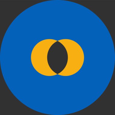 Bauhaus geometrik şekil bileşimi