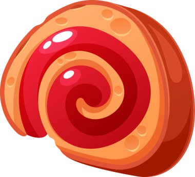 reçel ile tatlı rulo