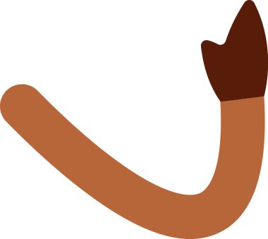 Noel geyiği toynağı önünü gösteriyor