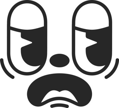 Yüz ifadesini siyah-beyaz yap