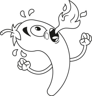 Acı biber monokromatik karakter ekşimesi