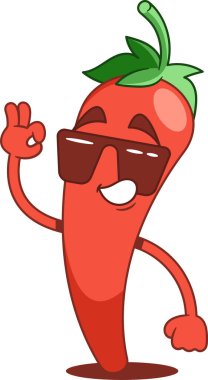 Havalı acı biber karakteri.