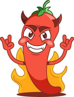 Şeytani biber şeytanı yanıyor.