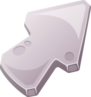 Kaya taşı oyun imleç varlığı