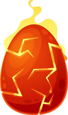 Kırılmış muhteşem ejderha yumurtası.