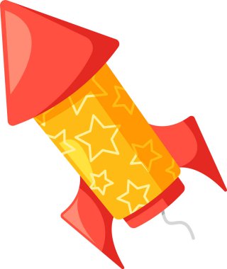 Havai fişek fişeği ziyafeti roketi