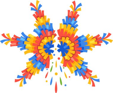 Meksikalı yıldız pinata partisi aksesuarı