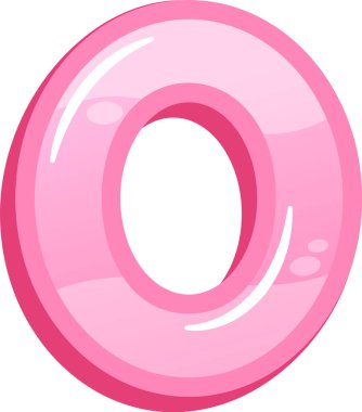 O balon yazı tipi İngiliz alfabesi