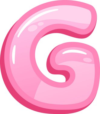 G balon yazı tipi İngiliz alfabesi