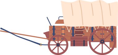 Çadırın altında vintage çiftlik taşımacılığı