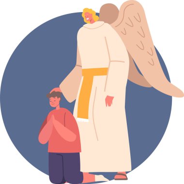 Dua eden çocuk ve melek