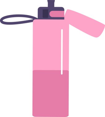 İçecek olarak bir şişe su.