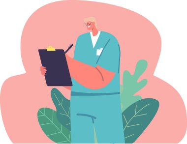 Doktor reçete yazıyor.