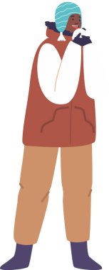 Kartopu yalayan kız çocuğu