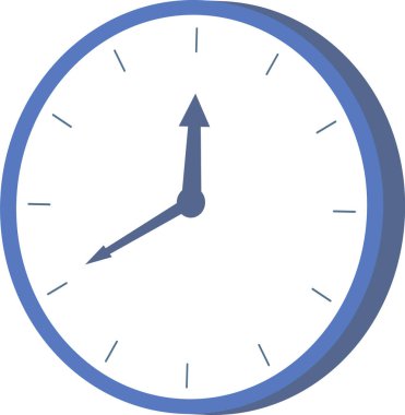 Duvar saati geri sayım zamanı