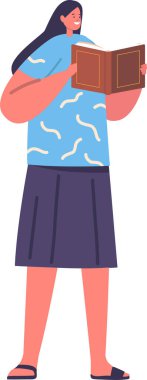 genç kız okuma kitabı