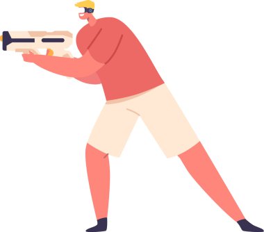 VR atış oyunu oynayan adam