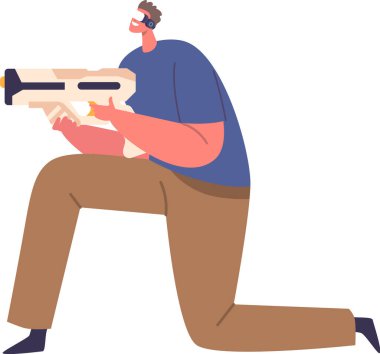 Pompalı tüfekli oyuncu