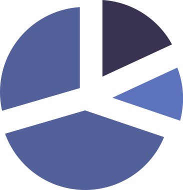 Yuvarlak pasta grafiği finansal veri