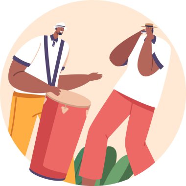 Latin müziği çalan yetenekli bir müzisyen