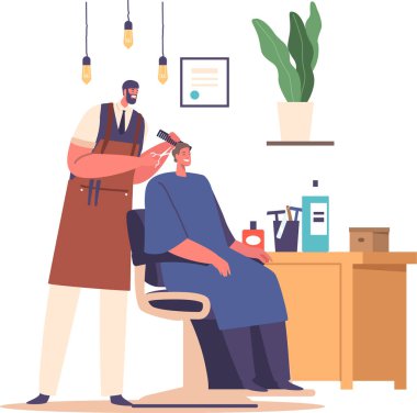 Düğün için damat kuaförü