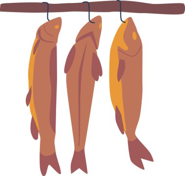 Dalda kuruyan balıklar