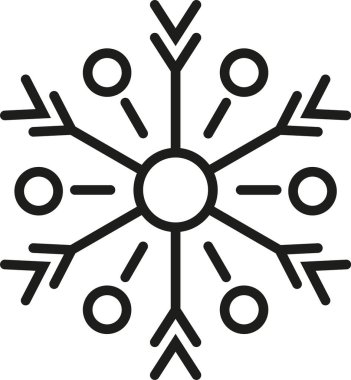 Noel kar taneleri geometrik desen