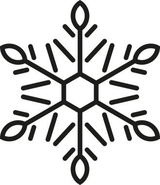 Kar tanesi buz kristali tasarımı