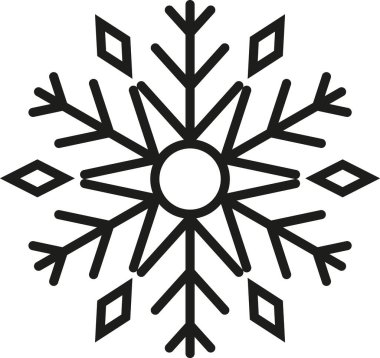 Kırılgan kar tanesi geometrik formu