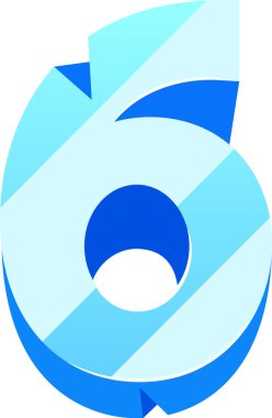 Altı numara buz yazı tipi