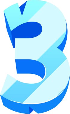 Üç numara buz yazı tipi