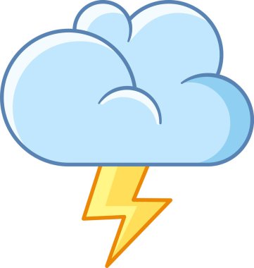 Fırtına hava tahmini sembolü