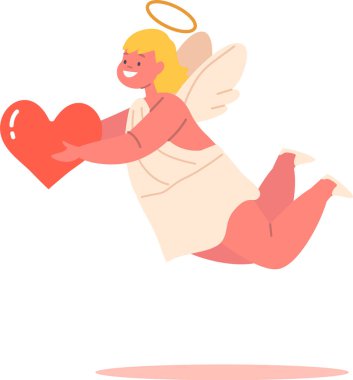 Tatlı melek kalp şeklinde getiriyor.