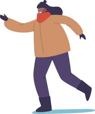 Çocuk kış etkinliğinin tadını çıkarıyor