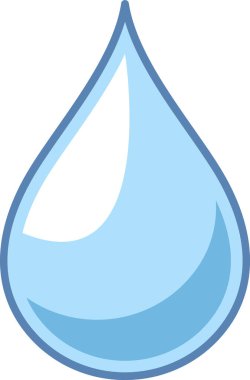 Yağmur damlası hava tahmini sembolü