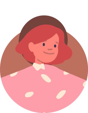 Sevimli güzel kız çocuk avatarı