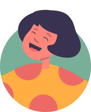 Kız çocuk bulaşıcı bir şekilde gülüyor.