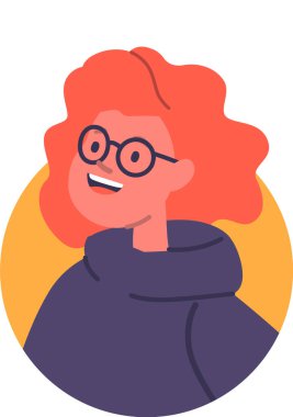 Neşeli yüzlü kız çocuğu