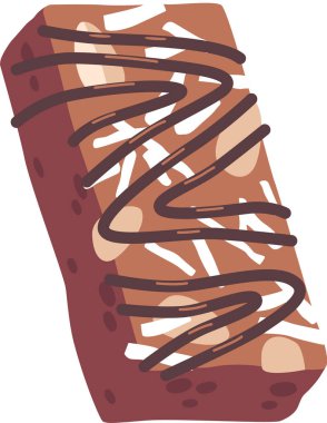 Çikolatalı granola bar sağlıklı atıştırmalık.