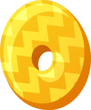 Sıfır sevimli çocuksu rakam