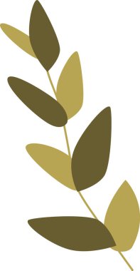 Yeşil bitki yaprağı sapı