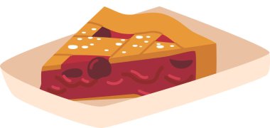 dilim pasta plaka üzerinde