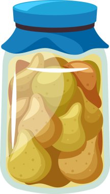 Kavanozda armut saklama