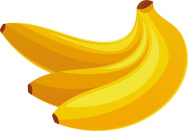 Taze olgun muz demeti.