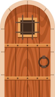 Kalenin ahşap kapısı