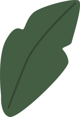 Yeşil yaprak botanik elementi