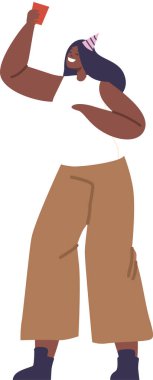 Mutlu kadın kutlama partisi