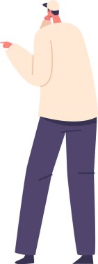 Ergen çocuk dalgın dalgın bir şekilde bir şey seçiyor.