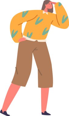 Yakından bakan kadın