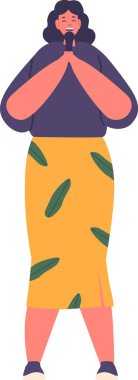 Karaoke yapmaktan hoşlanan kadın